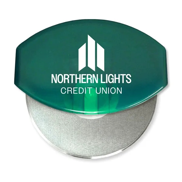 4.33"H x 4.37"W x 1"D gourmet pizza cutter with a removable... from ASI 54040 Fey Promo / Mi Line by Fey