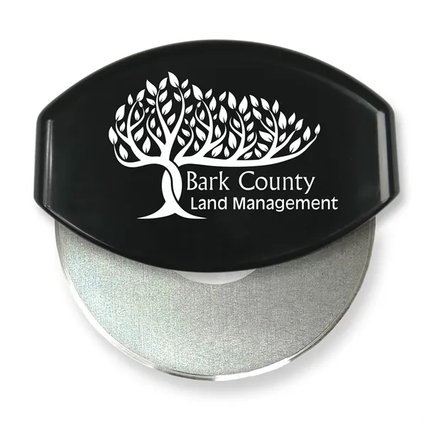 4.33"H x 4.37"W x 1"D gourmet pizza cutter with a removable... from ASI 54040 Fey Promo / Mi Line by Fey