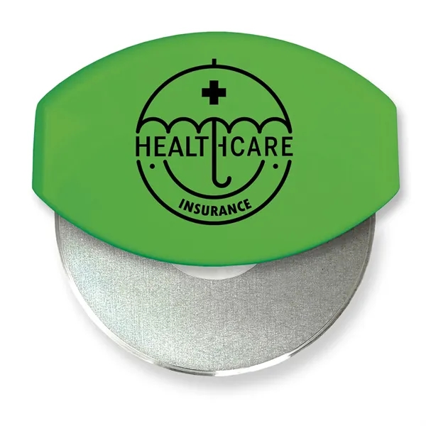 4.33"H x 4.37"W x 1"D gourmet pizza cutter with a removable... from ASI 54040 Fey Promo / Mi Line by Fey