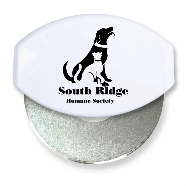 4.33"H x 4.37"W x 1"D gourmet pizza cutter with a removable... from ASI 54040 Fey Promo / Mi Line by Fey