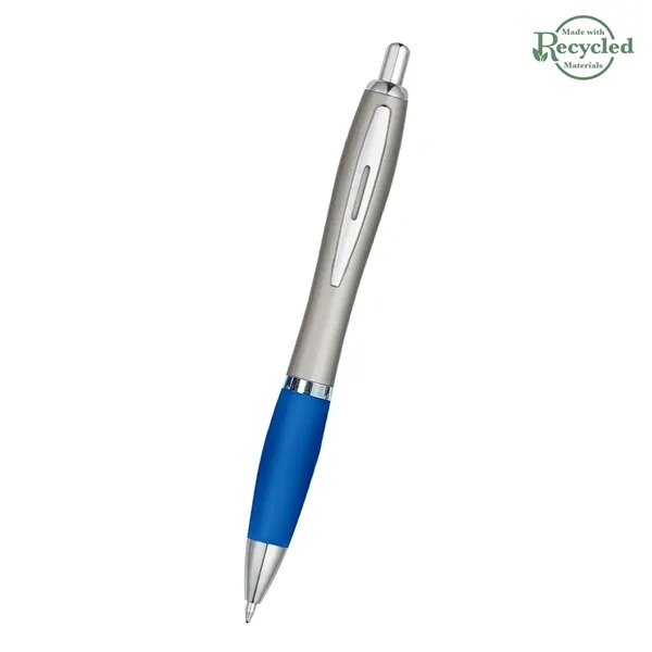 Ballpoint pen with plunger action and rubberized grip.... from ASI 61125 Hit Promotional Products / Hit®