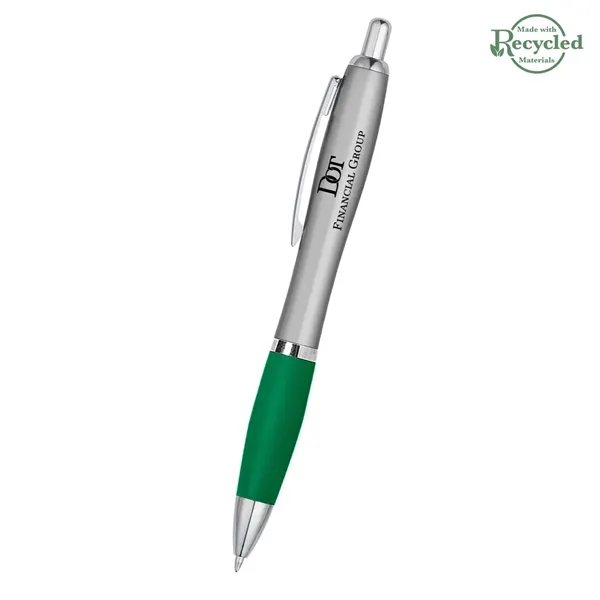 Ballpoint pen with plunger action and rubberized grip.... from ASI 61125 Hit Promotional Products / Hit®