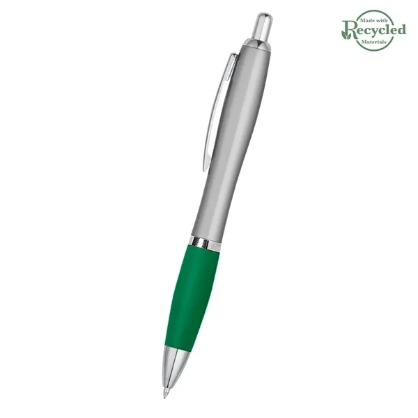 Ballpoint pen with plunger action and rubberized grip.... from ASI 61125 Hit Promotional Products / Hit®