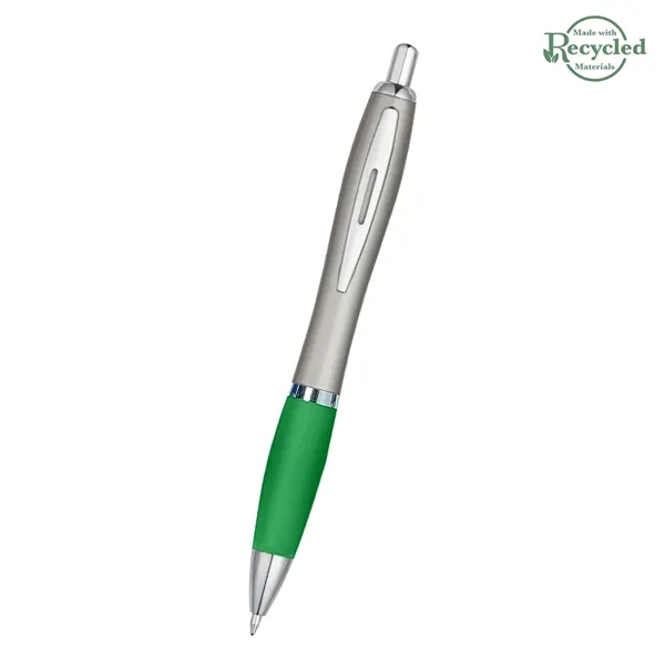 Ballpoint pen with plunger action and rubberized grip.... from ASI 61125 Hit Promotional Products / Hit®