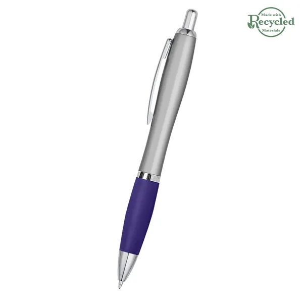 Ballpoint pen with plunger action and rubberized grip.... from ASI 61125 Hit Promotional Products / Hit®