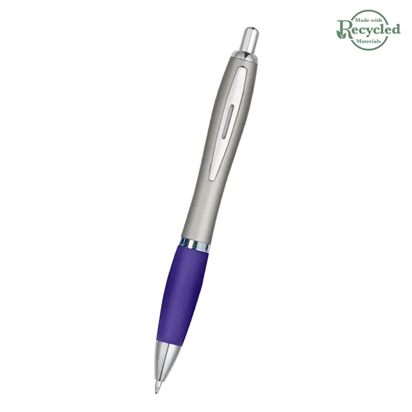 Ballpoint pen with plunger action and rubberized grip.... from ASI 61125 Hit Promotional Products / Hit®