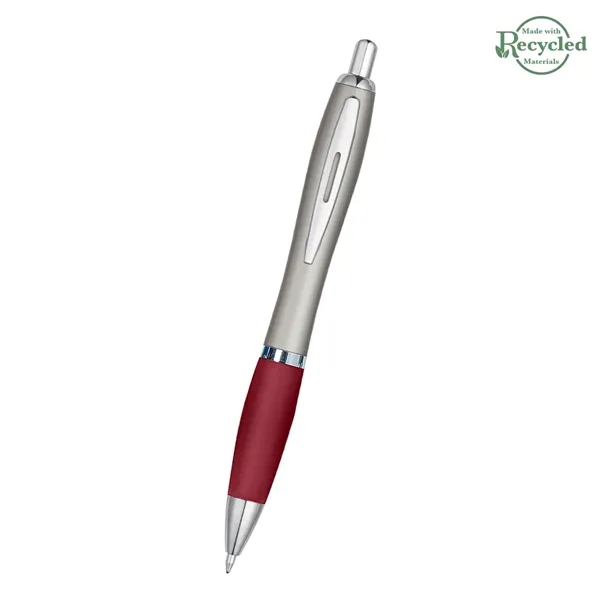 Ballpoint pen with plunger action and rubberized grip.... from ASI 61125 Hit Promotional Products / Hit®