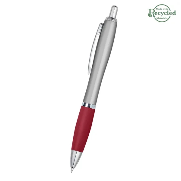 Ballpoint pen with plunger action and rubberized grip.... from ASI 61125 Hit Promotional Products / Hit®