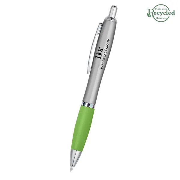 Ballpoint pen with plunger action and rubberized grip.... from ASI 61125 Hit Promotional Products / Hit®