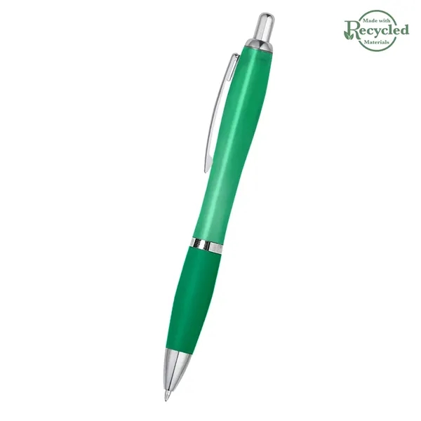 Ballpoint pen with plunger action and rubberized grip.... from ASI 61125 Hit Promotional Products / Hit®