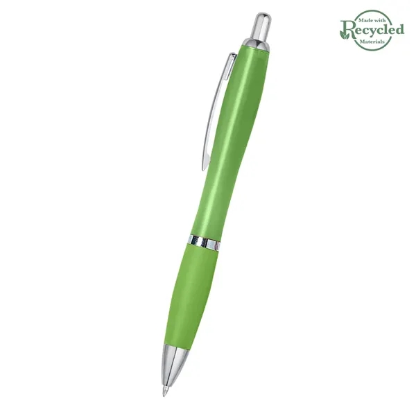 Ballpoint pen with plunger action and rubberized grip.... from ASI 61125 Hit Promotional Products / Hit®
