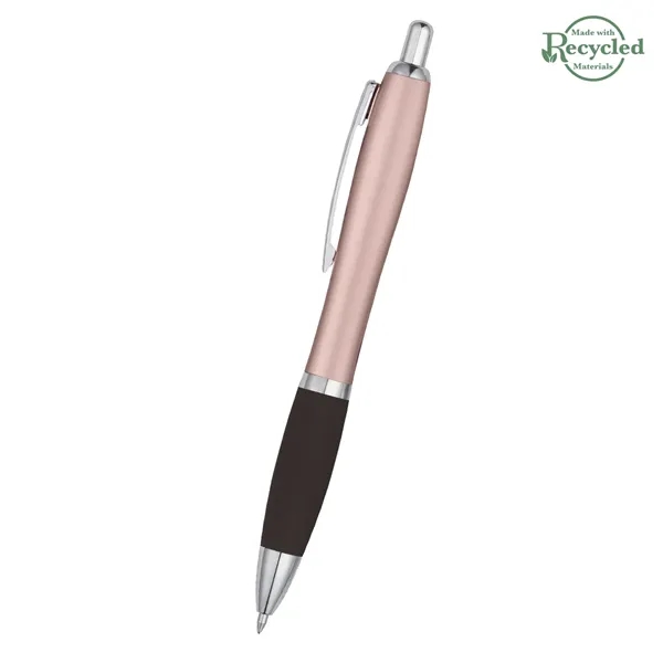 Ballpoint pen with plunger action and rubberized grip.... from ASI 61125 Hit Promotional Products / Hit®