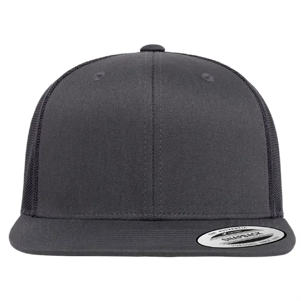 Yupoong 6606 YP Classics Retro Trucker with leatherette patches or embroidery... from ASI 74601 Calico