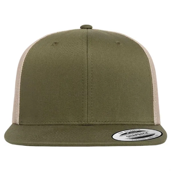 Yupoong 6606 YP Classics Retro Trucker with leatherette patches or embroidery... from ASI 74601 Calico