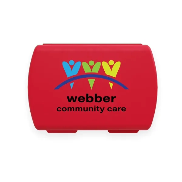 Digital full color imprinted, USA made, First Aid plastic box.... from ASI 54040 Fey Promo