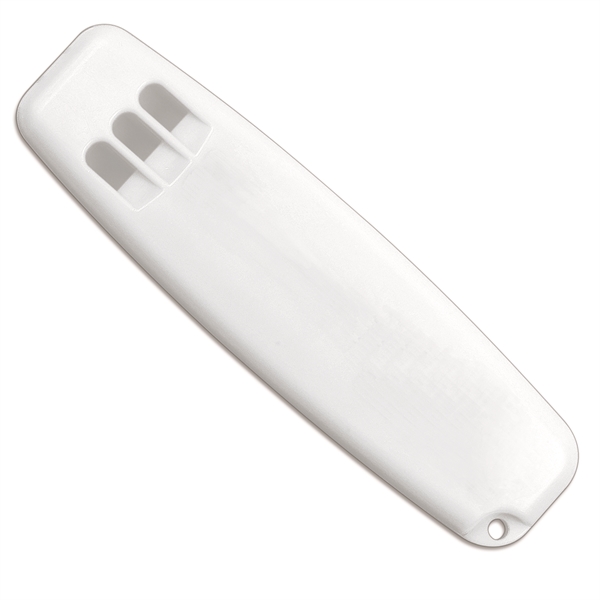 1-1/2"H x 5-1/2"W x 15/16"D  whistle that's offered in multiple... from ASI 54040 Fey Promo / Fey Mi Line by Fey