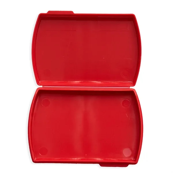 Digital full color imprinted, USA made, First Aid plastic box.... from ASI 54040 Fey Promo