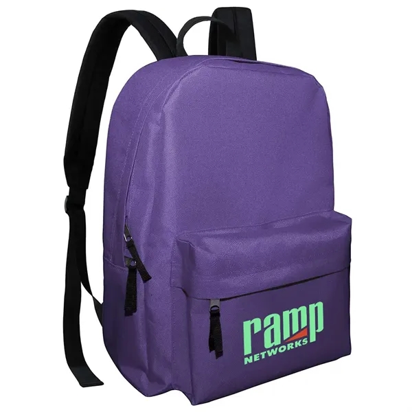 Zippered main compartment and zippered front pocket.... from ASI 31517 Admart Products / Admart Line