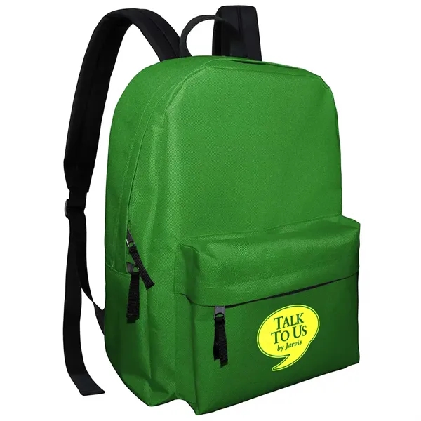 Zippered main compartment and zippered front pocket.... from ASI 31517 Admart Products / Admart Line