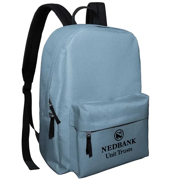 Zippered main compartment and zippered front pocket.... from ASI 31517 Admart Products / Admart Line