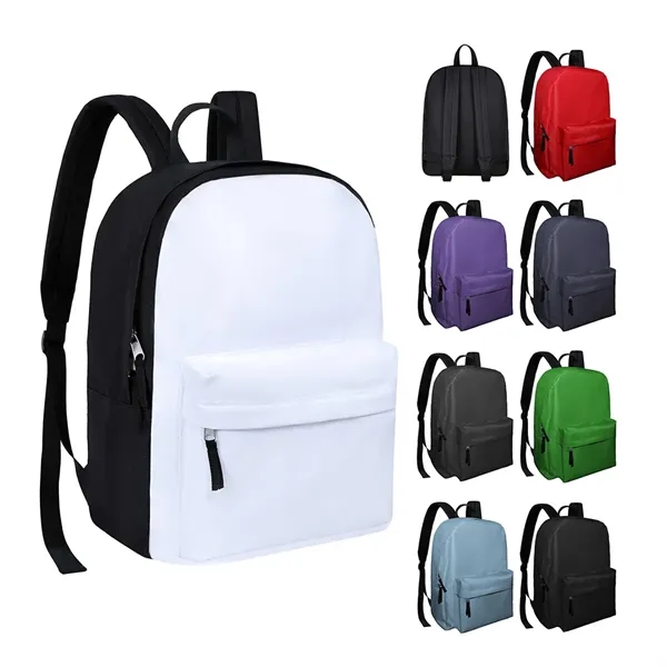 Zippered main compartment and zippered front pocket.... from ASI 31517 Admart Products / Admart Line