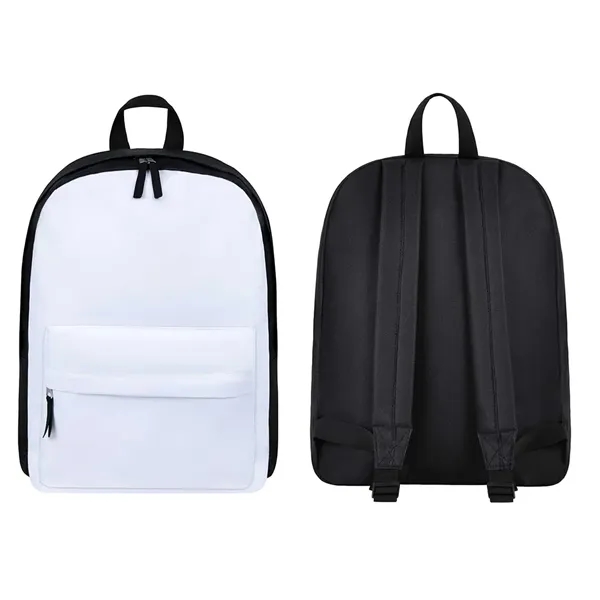 Zippered main compartment and zippered front pocket.... from ASI 31517 Admart Products / Admart Line