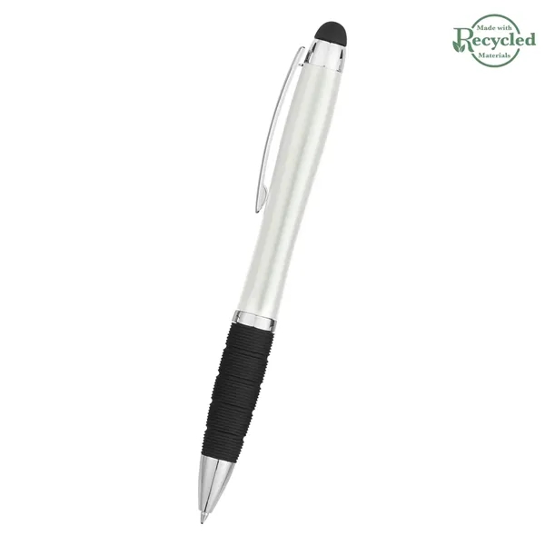 Twist-action pen with a light, stylus, and rubber grip for better... from ASI 61125 Hit Promotional Products / Hit®