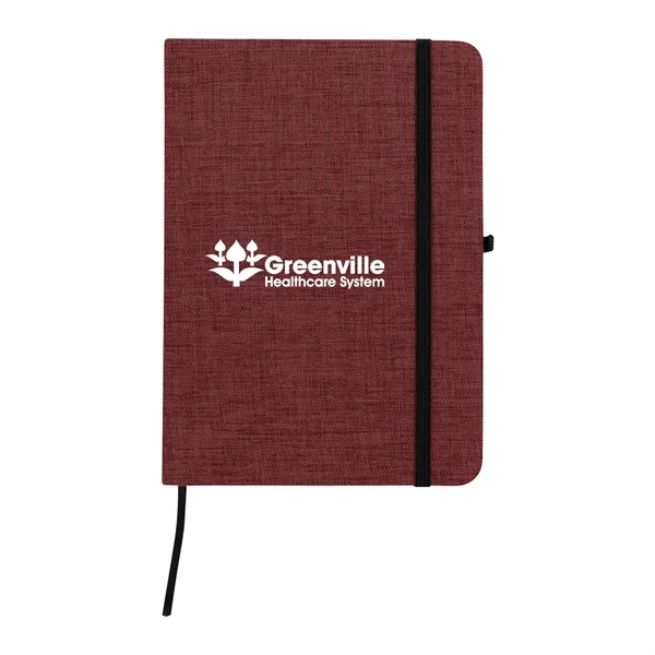 5" x 7" journal with 80 lined pages, a polycanvas cover... from ASI 61125 Hit Promotional Products / Hit®