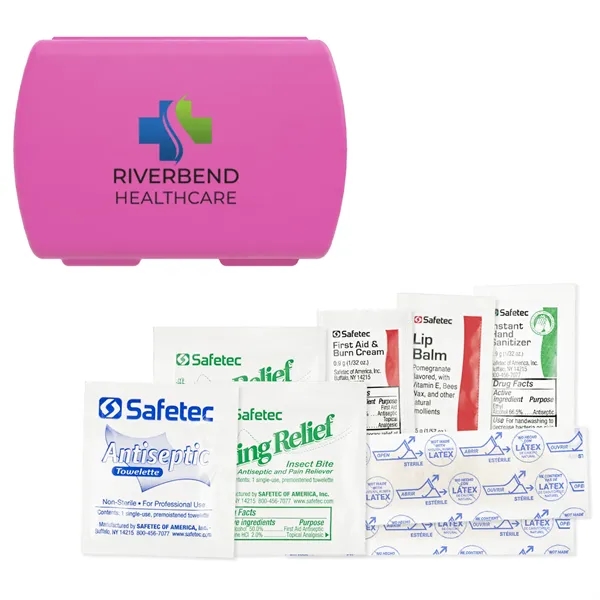 Full color imprinted USA made Outdoor Aid Kit with Hand Sanitizers,... from ASI 54040 Fey Promo