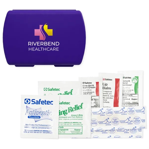 Full color imprinted USA made Outdoor Aid Kit with Hand Sanitizers,... from ASI 54040 Fey Promo
