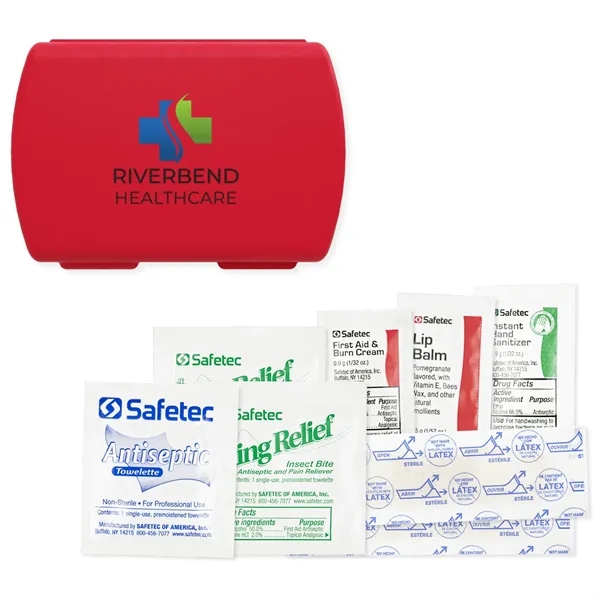 Full color imprinted USA made Outdoor Aid Kit with Hand Sanitizers,... from ASI 54040 Fey Promo