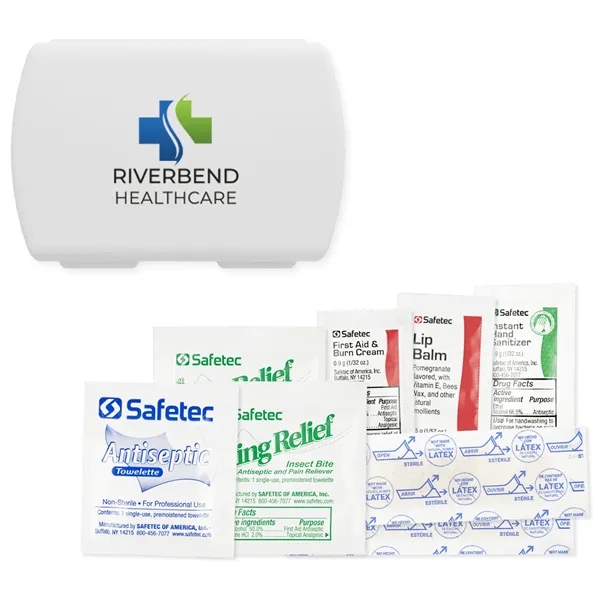 Full color imprinted USA made Outdoor Aid Kit with Hand Sanitizers,... from ASI 54040 Fey Promo