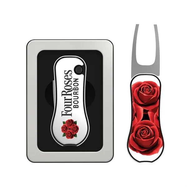 Golf divot too in deluxe window gift tin.... from ASI 52263 EMT