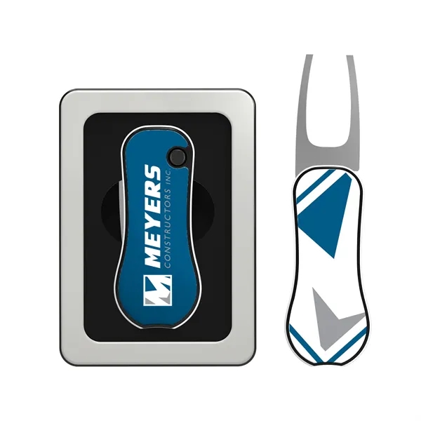 Golf divot too in deluxe window gift tin.... from ASI 52263 EMT