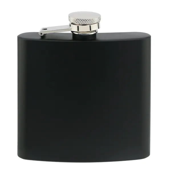 Captive-Top Flask, Matte Black with funnel.... from ASI 55450 Franmara Inc