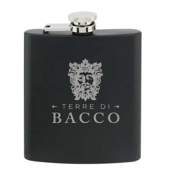 Captive-Top Flask, Matte Black with funnel.... from ASI 55450 Franmara Inc