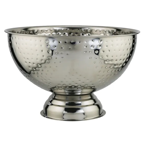Hammered Round Bowl, Stainless Steel... from ASI 55450 Franmara Inc