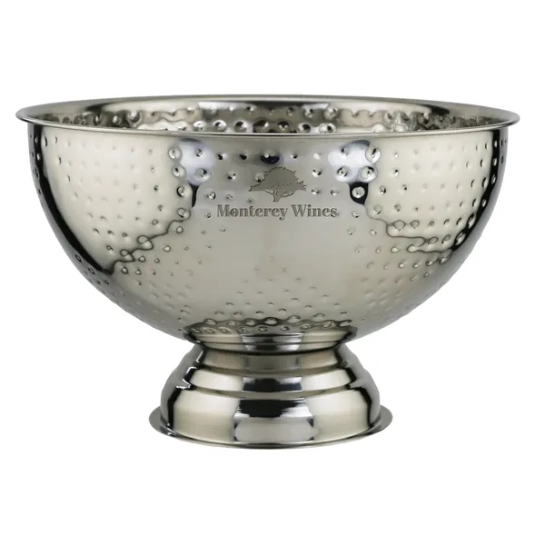 Hammered Round Bowl, Stainless Steel... from ASI 55450 Franmara Inc