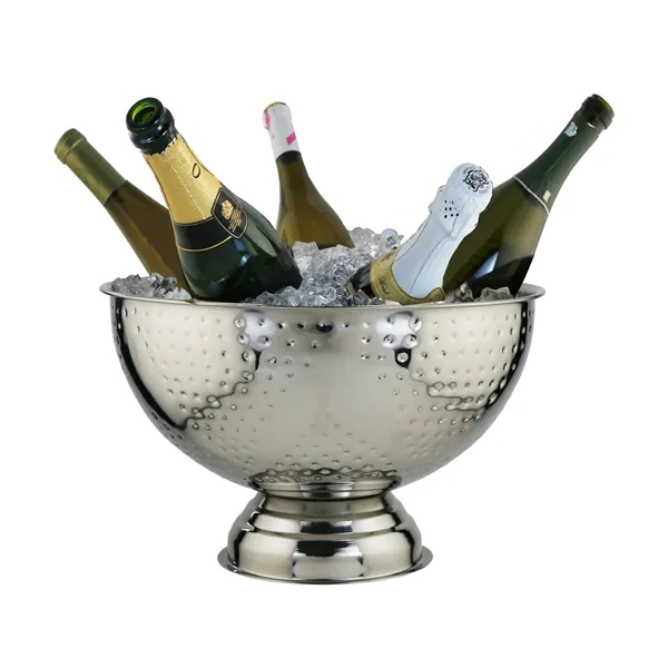 Hammered Round Bowl, Stainless Steel... from ASI 55450 Franmara Inc