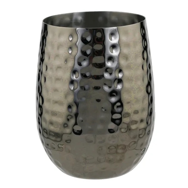 Hammered Stemless Glass, 18 oz... from ASI 55450 Franmara Inc