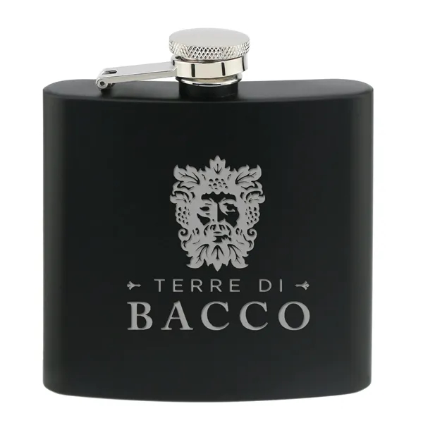 Captive-Top Flask, Matte Black with funnel.... from ASI 55450 Franmara Inc
