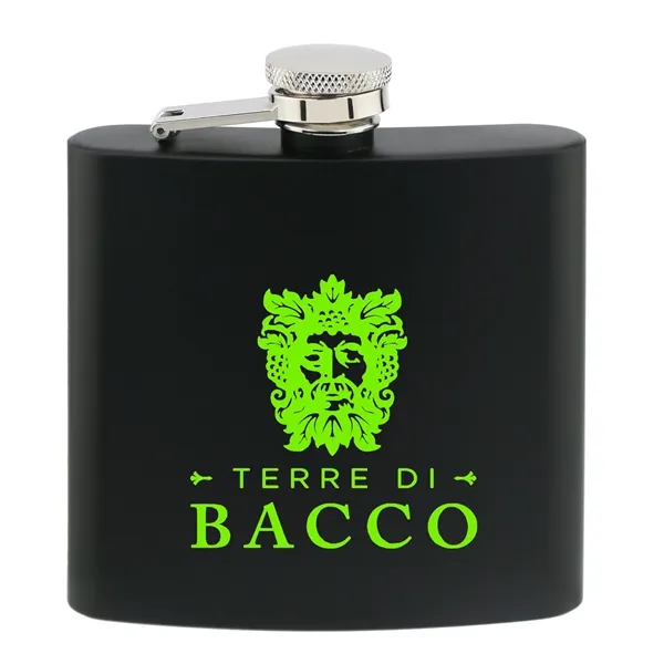 Captive-Top Flask, Matte Black with funnel.... from ASI 55450 Franmara Inc
