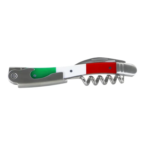 Trio-Color Waiter's Corkscrew - Flag Colors... from ASI 55450 Franmara Inc