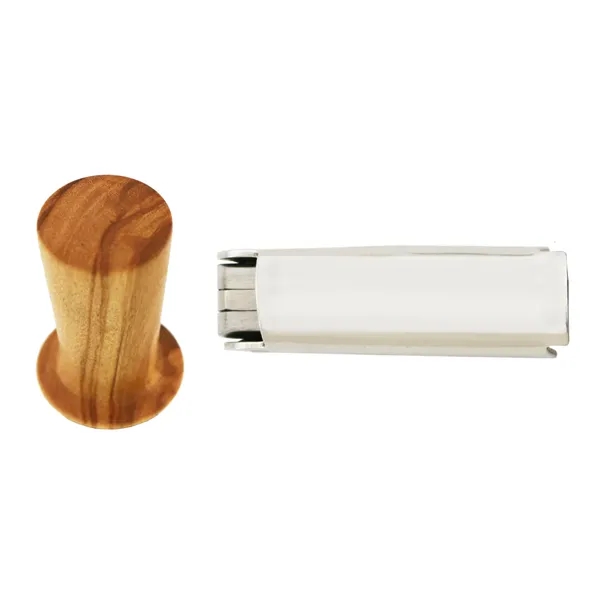 Deluxe gift set includes a corkscrew and wine stopper.... from ASI 55450 Franmara Inc