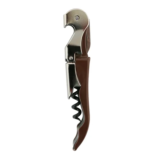 Waiter's corkscrew that features a contoured steel handle and a serrated... from ASI 55450 Franmara Inc