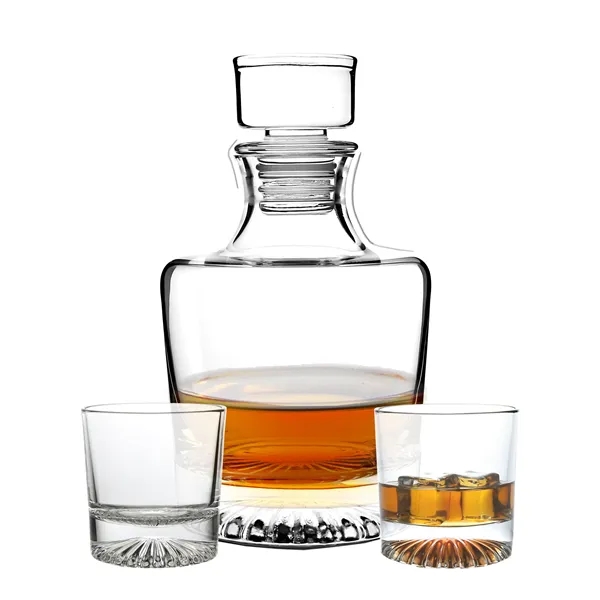Round Spirit Decanter Set, 3-piece Set... from ASI 55450 Franmara Inc