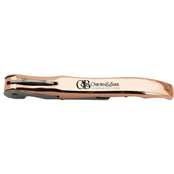 Waiter's corkscrew that features a contoured steel handle and non-serrated knife... from ASI 55450 Franmara Inc