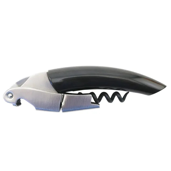Signature Corkscrew- Black Horn Handle... from ASI 55450 Franmara Inc