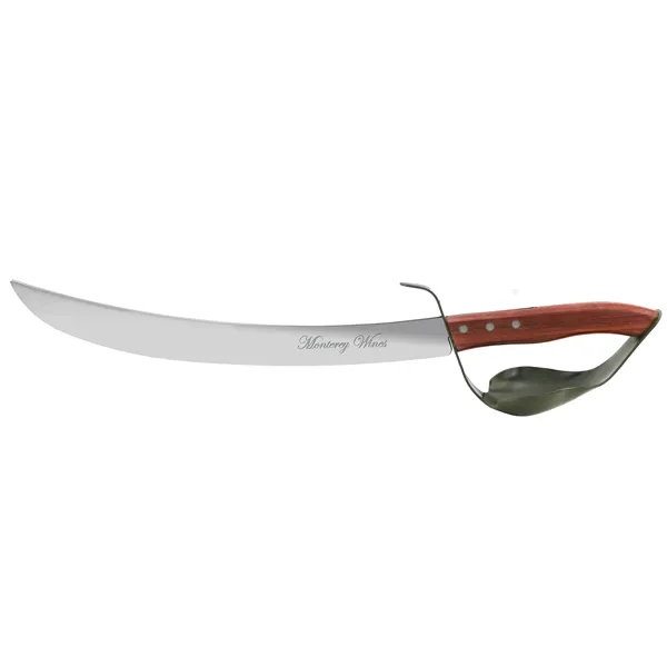 Rosewood Champagne Saber with Hand Guard... from ASI 55450 Franmara Inc