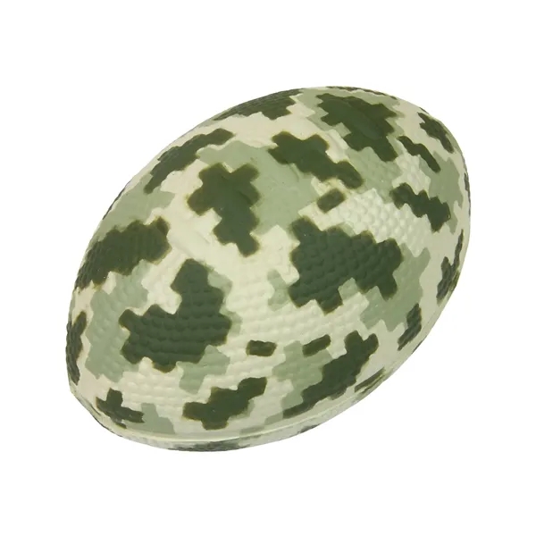 Digi Camo Football Shape Stress Ball... from ASI 79530 Prime Line